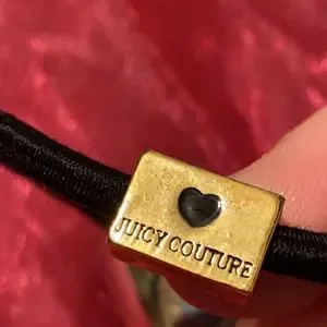 Vintage JUICY COUTURE Y2K Pave diamond Heart Charm hair tie elastic SWAROVSKI Juicy Couture | Accessories | Vintage Juicy Couture Y2k Pave  main image 2
